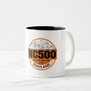 Tasse 2 Couleurs La NC500, Route d'Écosse La côte nord fait des cad