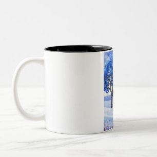 TASSE 2 COULEURS LA NEIGE S'AMUSERA EN HIVER