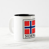 Tasse 2 Couleurs La Norvège (Devant gauche)
