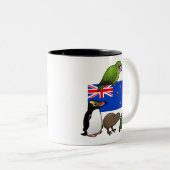 Tasse 2 Couleurs La Nouvelle Zélande Birdorables (Devant droit)