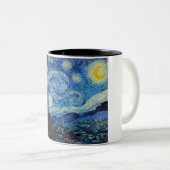 Tasse 2 Couleurs La Nuit de Starry 1889 par Vincent van Gogh (Devant droit)