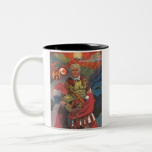 Tasse 2 Couleurs La paix par la force Illustration2 (Gauche)