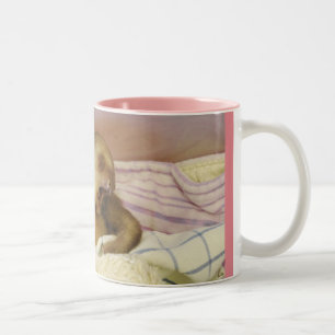 Tasse 2 Couleurs La paresse de baîllement de bébé se réveillent