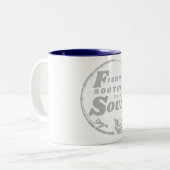 Tasse 2 Couleurs La pêche apaise l'âme (Devant gauche)