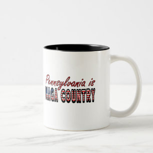 Tasse 2 Couleurs La Pennsylvanie est MAGA Pays Trump Trucker Hat