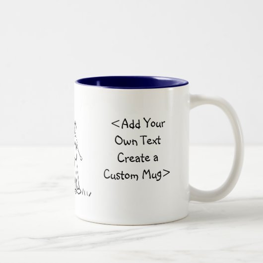 Tasse 2 Couleurs La petite fille de papa (Droit)