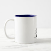 Tasse 2 Couleurs La petite fille de papa (Gauche)
