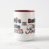 Tasse 2 Couleurs ✔ La petite princesse de papa (Centre)