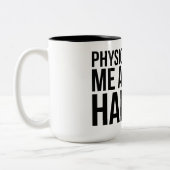 Tasse 2 Couleurs La physique me donne un grand Hadron (Gauche)