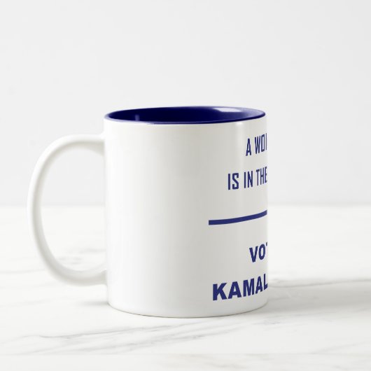 TASSE 2 COULEURS LA PLACE D'UNE FEMME EST DANS... (Gauche)