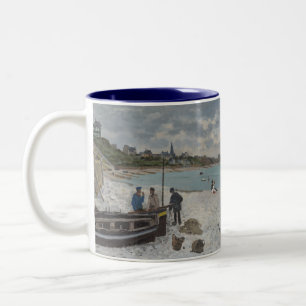 Tasse 2 Couleurs La plage de Sainte-Adresse - Claude Monet