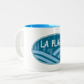 Tasse 2 Couleurs La Plagne France Outdoors (Devant gauche)