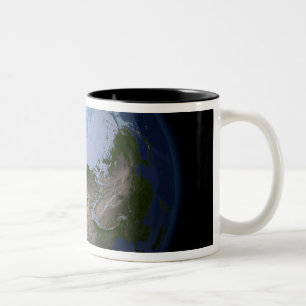 Tasse 2 Couleurs La pleine terre montrant la région arctique