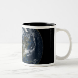 Tasse 2 Couleurs La pleine terre montrant l'Amérique du Nord 5
