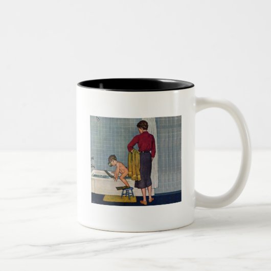 Tasse 2 Couleurs La plongée dans le bain à remous (Droit)