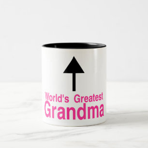Tasse 2 Couleurs La plus grande flèche de grand-maman des mondes