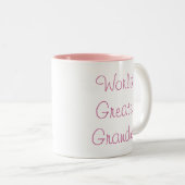 Tasse 2 Couleurs La plus grande grand-maman du monde ! (Devant droit)