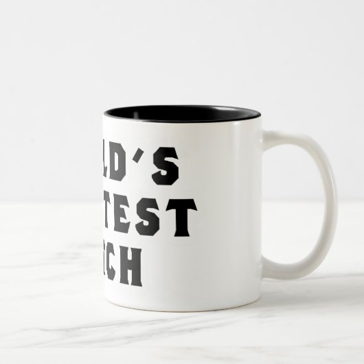 Tasse 2 Couleurs La plus grande sorcière du monde (Droit)