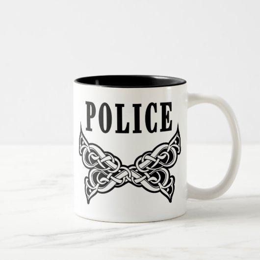 Tasse 2 Couleurs La police tatoue (Droit)
