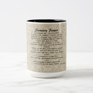 Tasse 2 Couleurs La prière de sérénité Deux-A modifié la tonalité