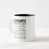 Tasse 2 Couleurs La prière du régisseur (Devant gauche)