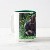 Tasse 2 Couleurs La prière Gorilla (Devant gauche)