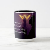 Tasse 2 Couleurs La prière sans excuse (Centre)