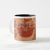 Tasse 2 Couleurs La princesse indienne Malinche ou dame Marina (Devant gauche)