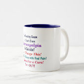 Tasse 2 Couleurs La principale mort de Causeof de, fibromyalgie, I… (Devant droit)