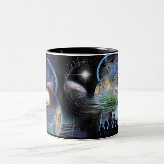 Tasse 2 Couleurs La réalité change (Centre)