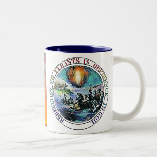 Tasse 2 Couleurs La rébellion aux tyrans est obéissance dans la