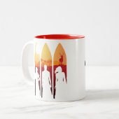Tasse 2 Couleurs La recherche - faites confiance aux (Devant gauche)