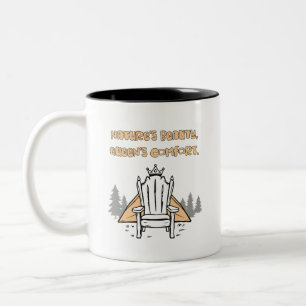 Tasse 2 Couleurs La Reine de la Beauté de la Nature Confort Luxe Gl