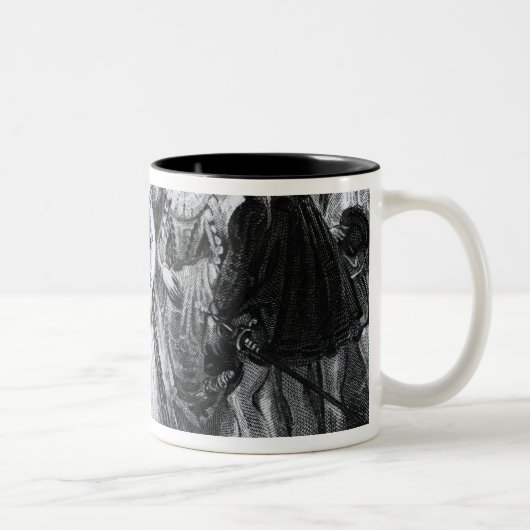 Tasse 2 Couleurs La Reine Elizabeth I Francis Drake adoubant (Droit)