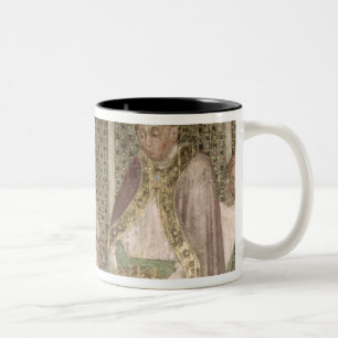 Tasse 2 Couleurs La Reine Theodolinda et pape Gregory le grand