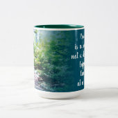 Tasse 2 Couleurs La reprise est un voyage 23 (Centre)