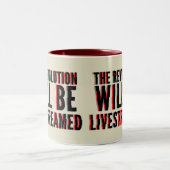 Tasse 2 Couleurs La révolution sera livestreamed (Centre)