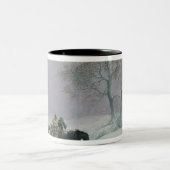 Tasse 2 Couleurs La route hivernale à lancer sur le marché (Centre)