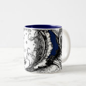 Tasse 2 Couleurs La Rubaiyat de la création d'Omar Khayyam (Devant droit)