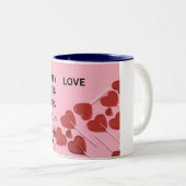 TASSE 2 COULEURS LA SAINT-VALENTIN (Devant droit)