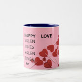 TASSE 2 COULEURS LA SAINT-VALENTIN (Centre)