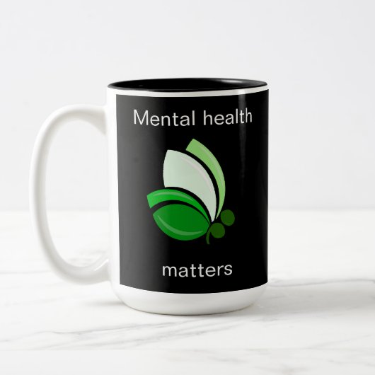 Tasse 2 Couleurs La santé mentale compte (Gauche)