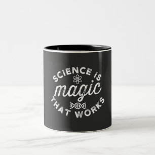 TASSE 2 COULEURS LA SCIENCE EST UNE MAGIE QUI FONCTIONNE.