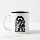 Tasse 2 Couleurs La sciure est la Parties scintillant humaine (Gauche)