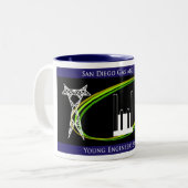 Tasse 2 Couleurs La société du jeune ingénieur de SDG&E - (Devant gauche)