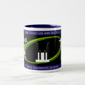 Tasse 2 Couleurs La société du jeune ingénieur de SDG&E - (Centre)