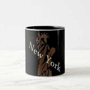 Tasse 2 Couleurs La Statue de la Liberté Conception de New York