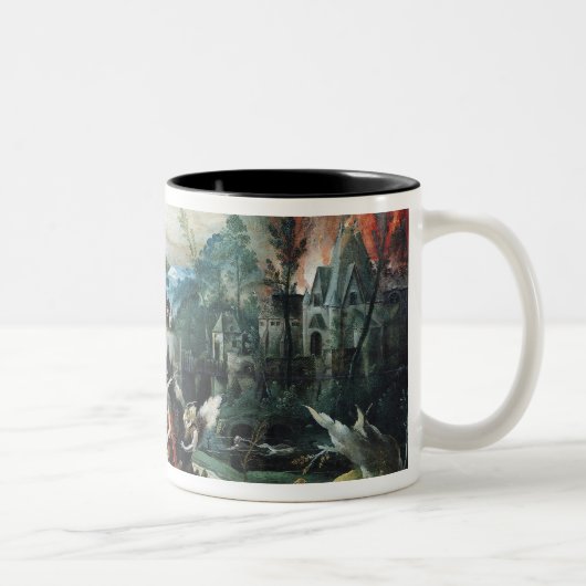 Tasse 2 Couleurs La tentation de St Anthony 2 (Droit)