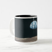 Tasse 2 Couleurs La terre vue de la lune (Devant gauche)
