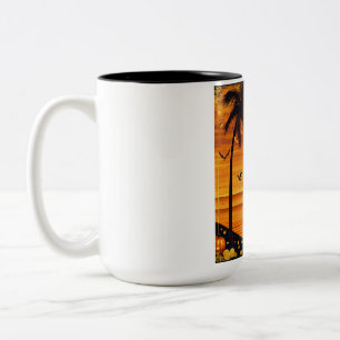 Tasse 2 Couleurs La toile de sérénité de la nature Imprimer - Lands